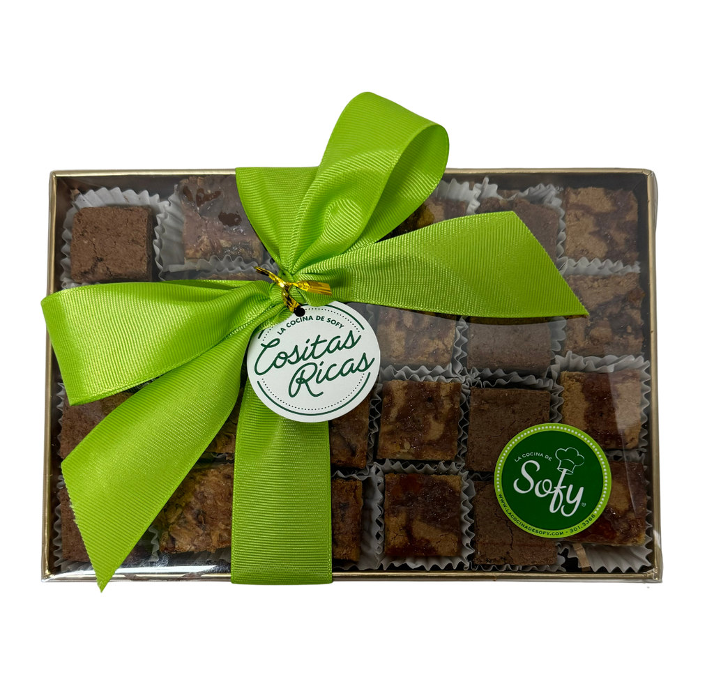 Caja de brownies surtidos 24 uds.