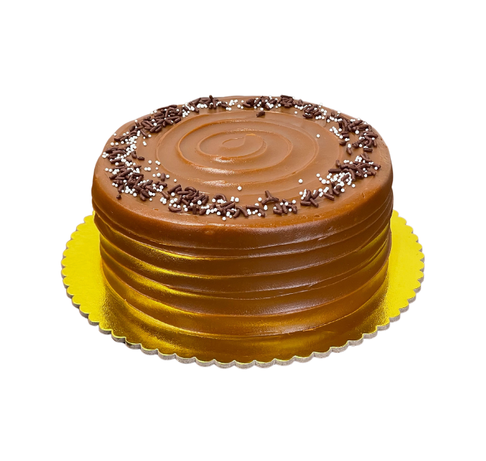 Cake de choco vainilla con manjar 7"           