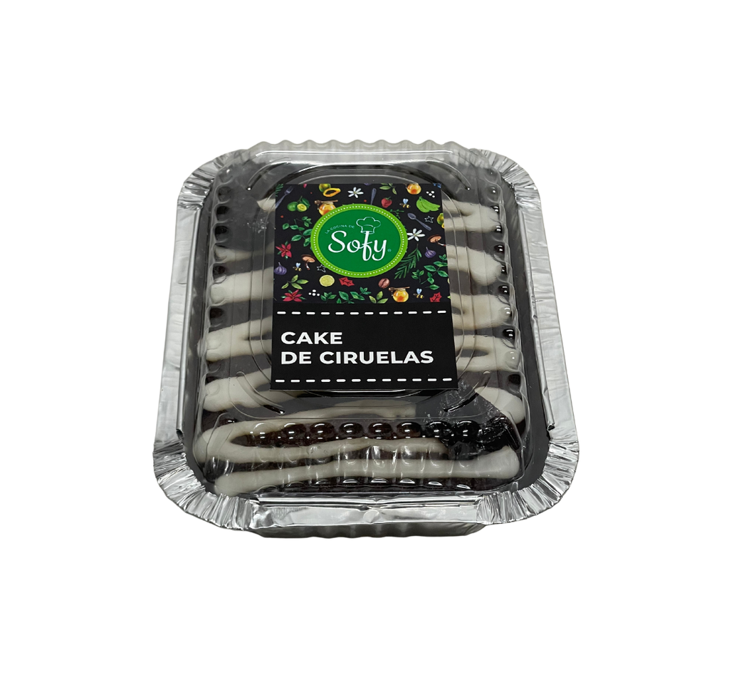 Cake de ciruela rectangular chico