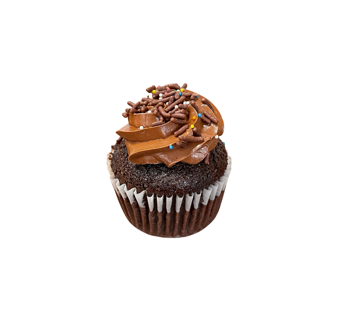 Cupcake de chocolate con buttercream de chocolate