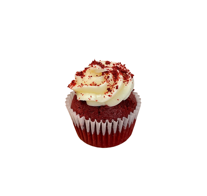 Cupcake de red velvet con cream cheese