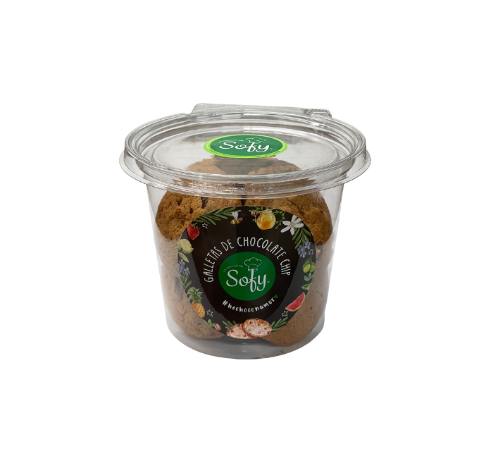 Galletas de chocolate chip con nueces 200 g.