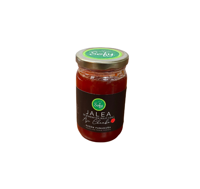 Jalea de pimentón rojo con ají chombo 250 g.