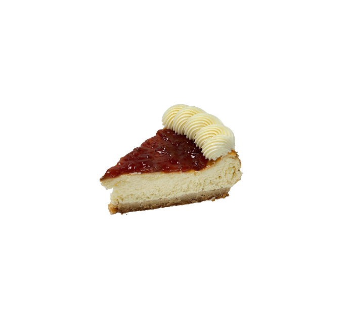 Ketoyi cheesecake con mermelada de fresas porción       
