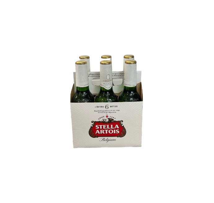 Cerveza Stella Artois six-pack