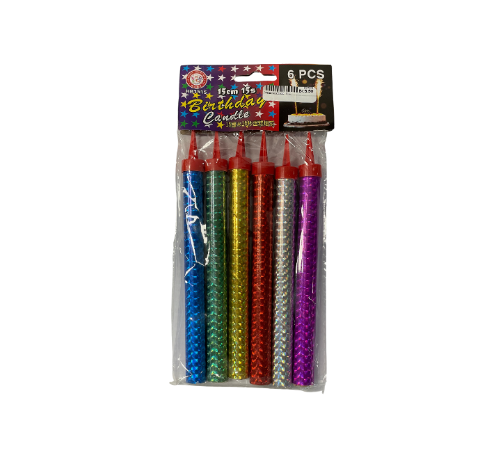 [024665] Velas volcanes 6 uds. 