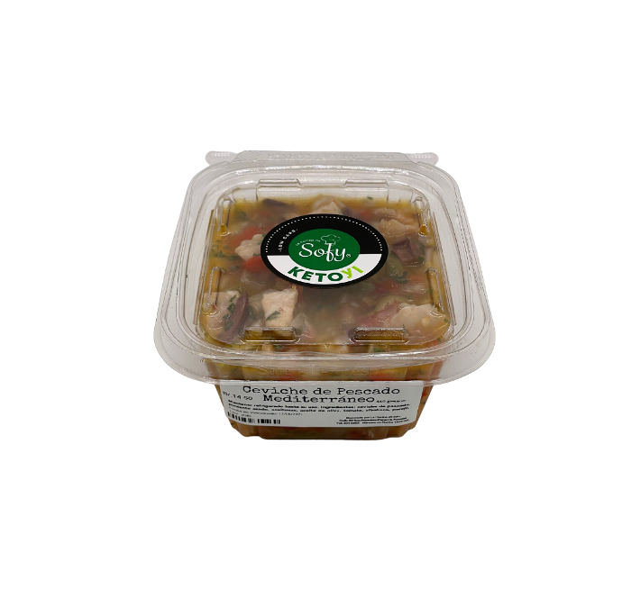 Ceviche de pescado mediterráneo 440 g.  