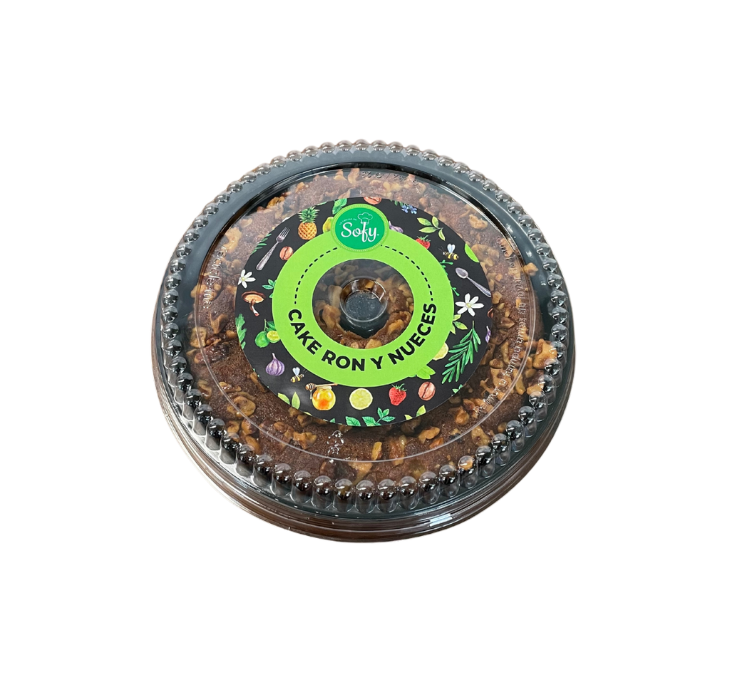Cake de ron y nueces anillo 7"