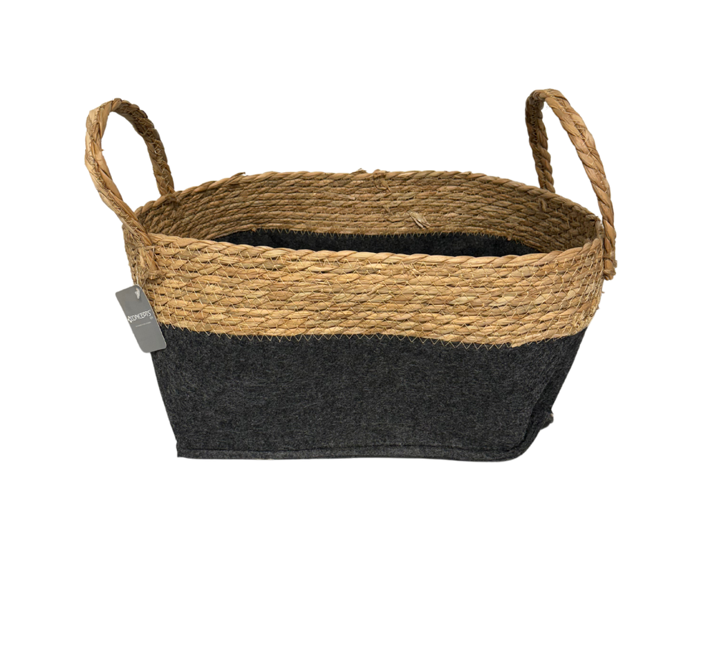 Canasta negra-chocolate