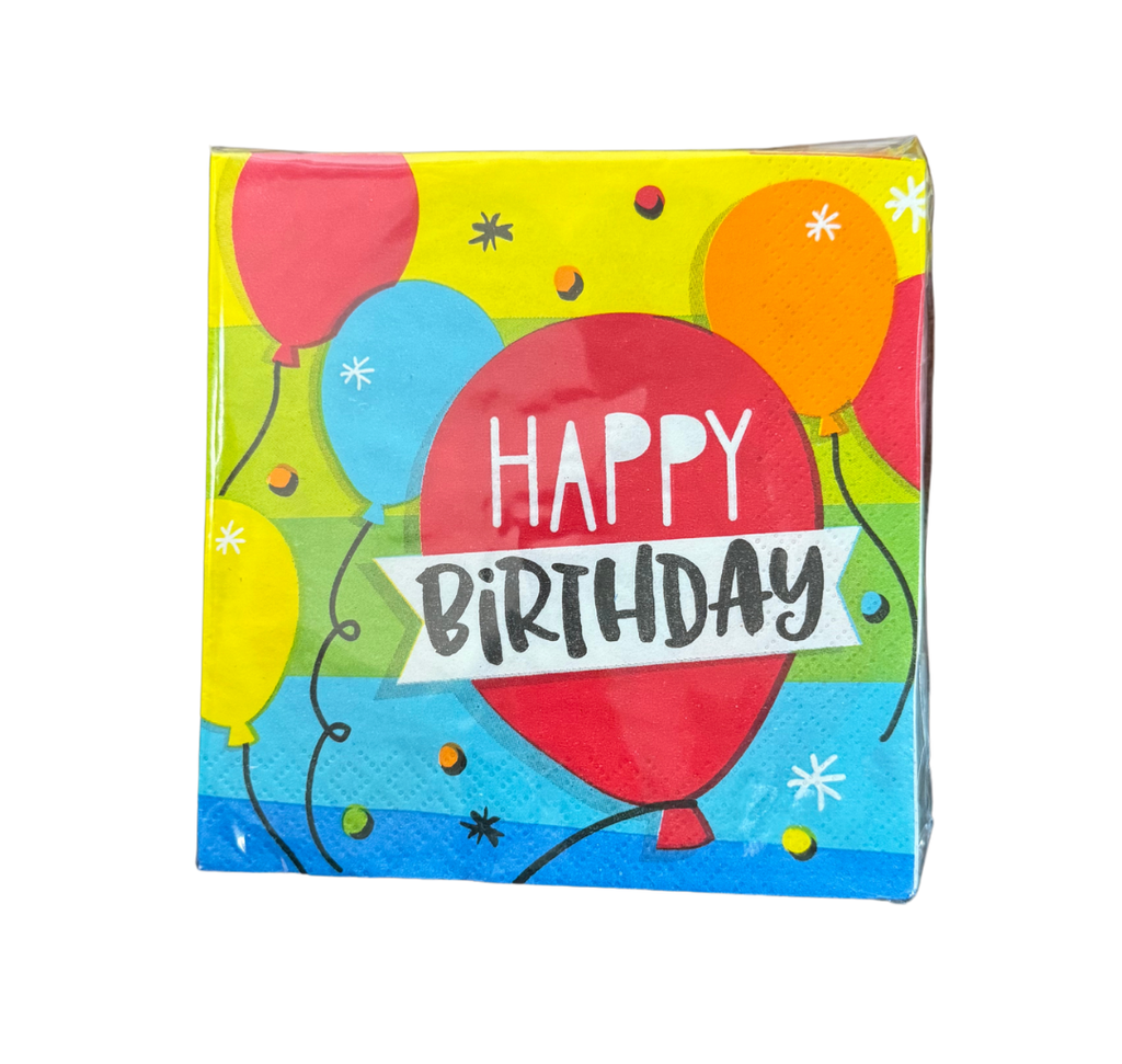 Servilletas birthday cake