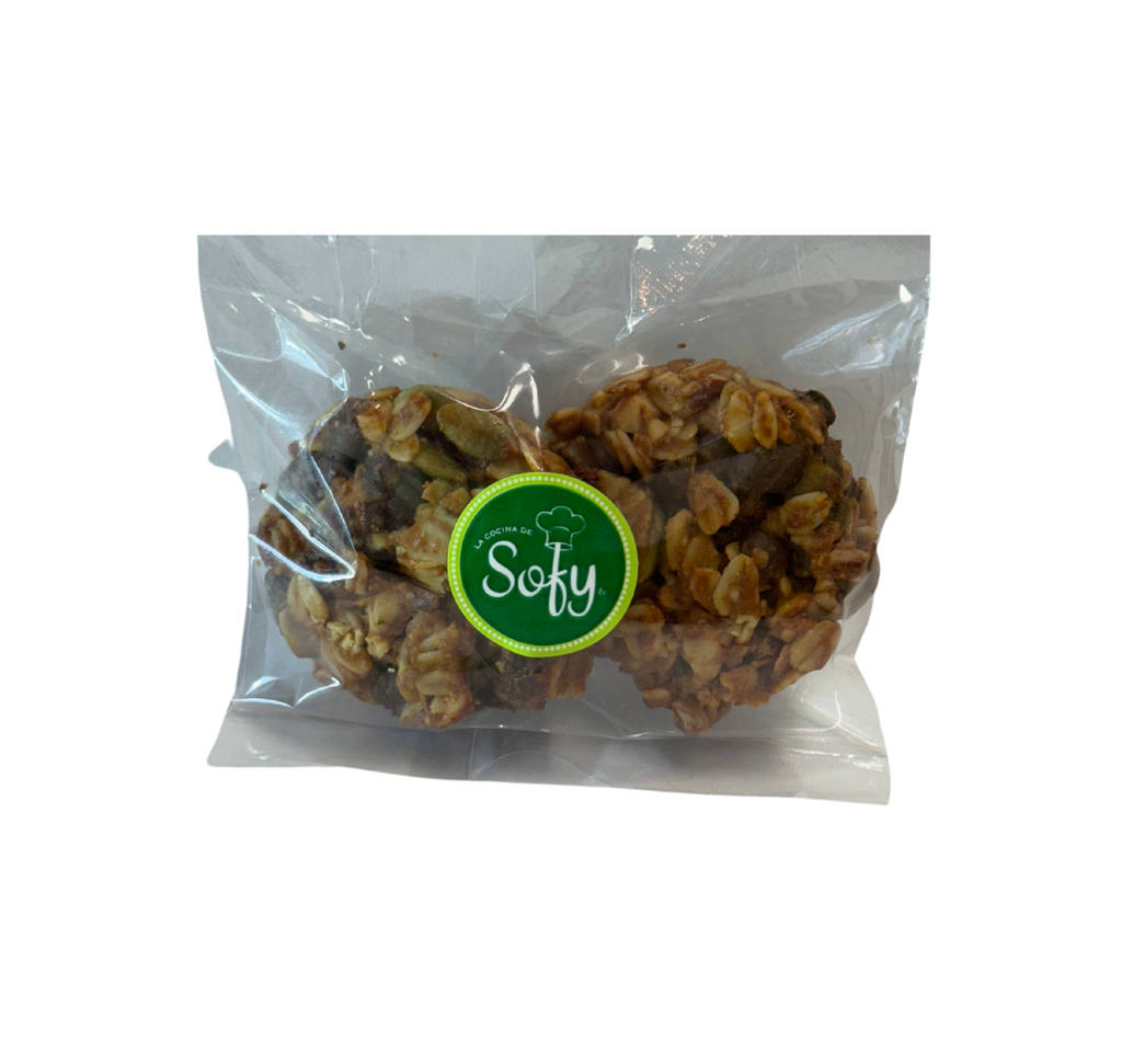 Galletas de granola con chocolate y goji berries 2 uds.