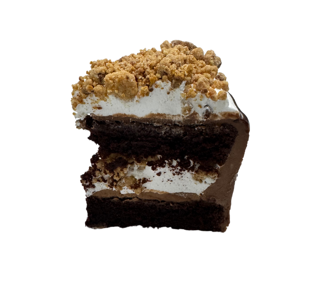 Cake de S'mores porcion