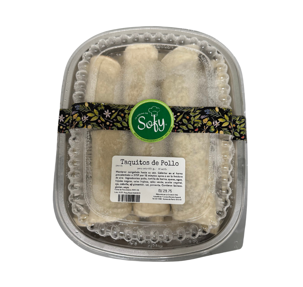 Taquitos de pollo 930g. /16 uds.