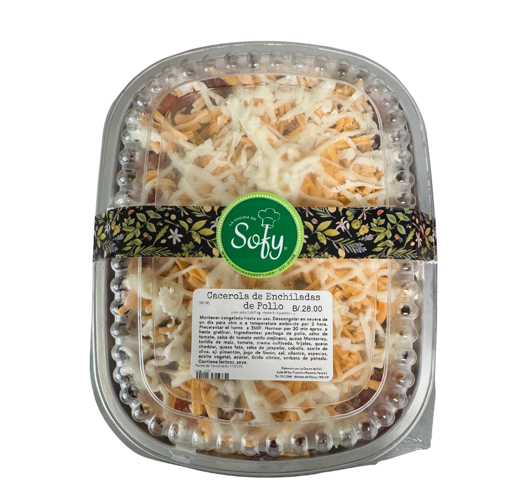 Cacerola de enchiladas de pollo 1.220 kg
