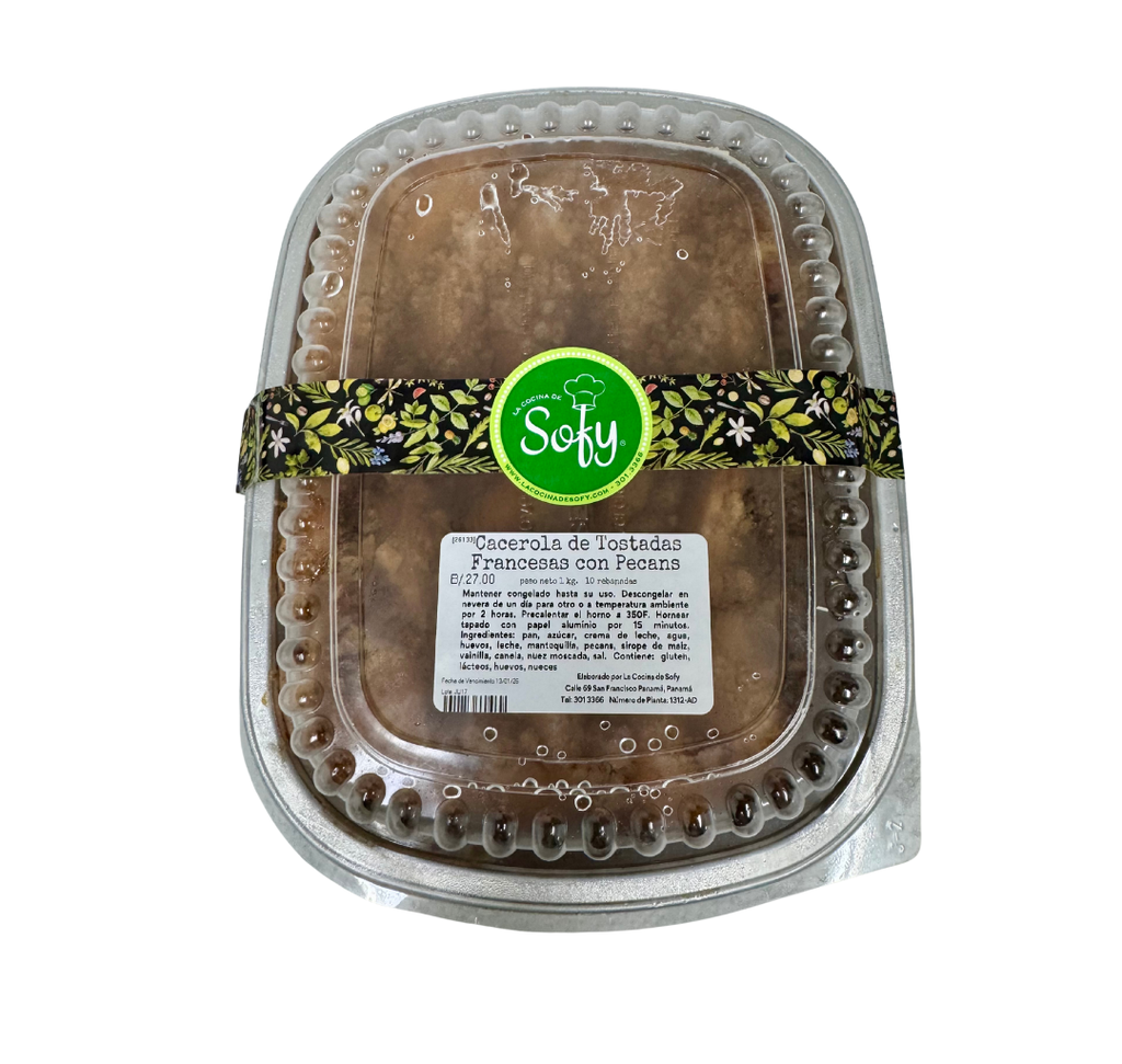 [026133] Cacerola de tostadas francesas con pecans 1Kg