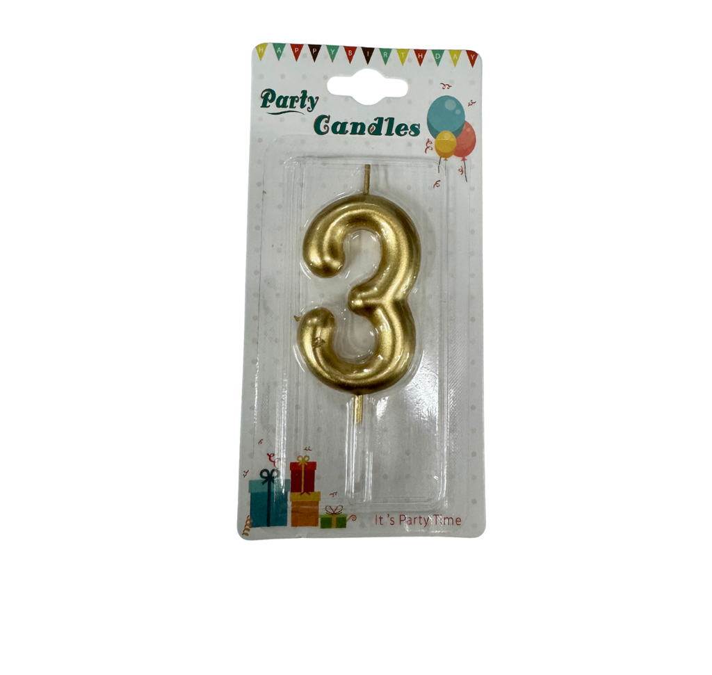 Vela 3.54" dorada #3