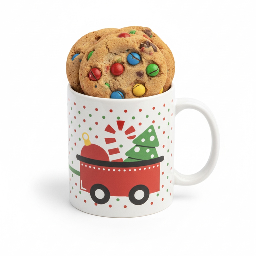 12b. taza galletas de mms