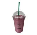 Licuado de frutos rojos con proteína de vainilla
