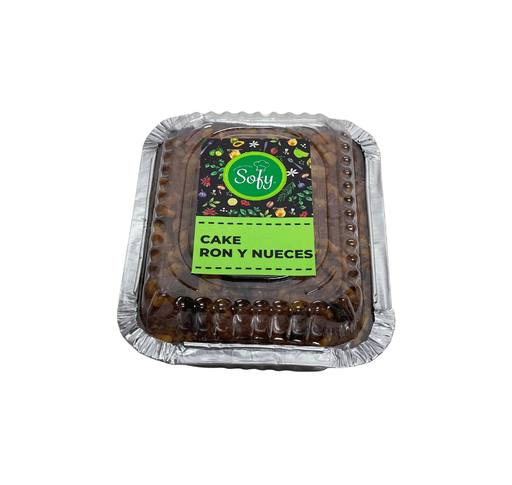 [024730] Cake de ron y nueces rectangular chico