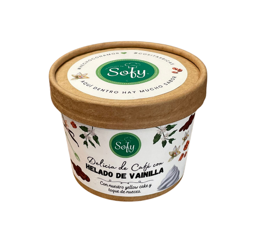 [025441] Delicia de café con helado de vainilla 8 oz.