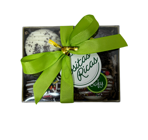 [025625] Caja de galletas oreo cubiertas con chocolate 4 uds.