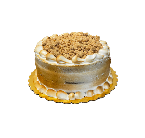 [025707] Cake de zapallo con crumble de honey graham y malva 7"
