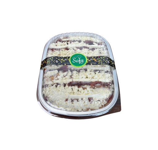 [025810] Cacerola de plátano con queso y guayaba