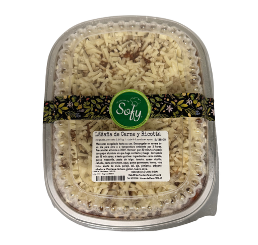 [026115] Lasagna de carne y ricotta 1.320 kg