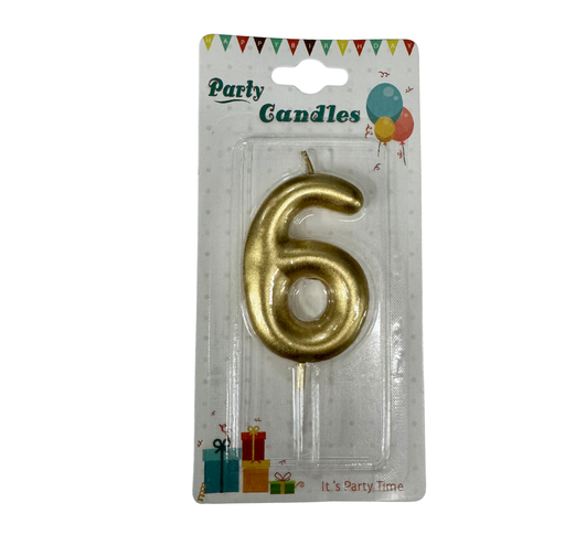 [026176] Vela 3.54" dorada #6