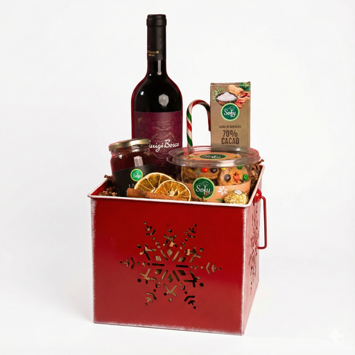 [026291] 8c. Cubo mediano rojo